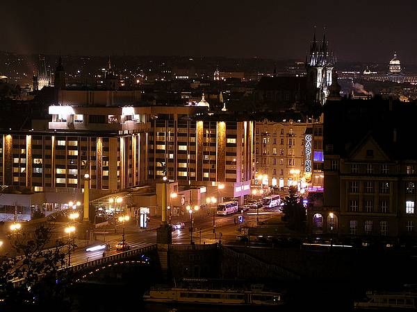 Hotel InterContinental at night